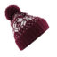 Burgundy/White