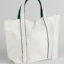 Soft White/Bottle Green