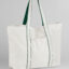 Soft White/Bottle Green