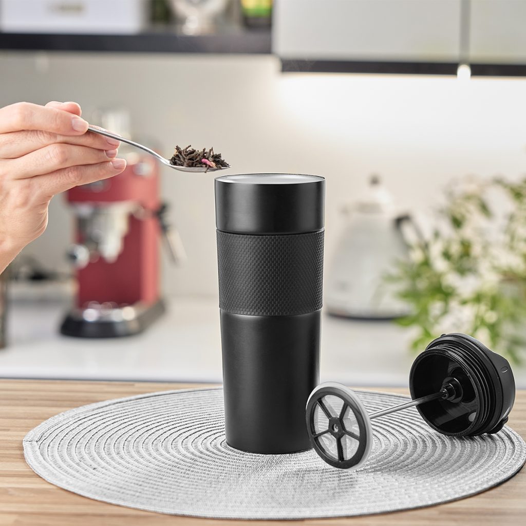 Kubek termiczny z french press Aspet 450 ml - obrazek 7