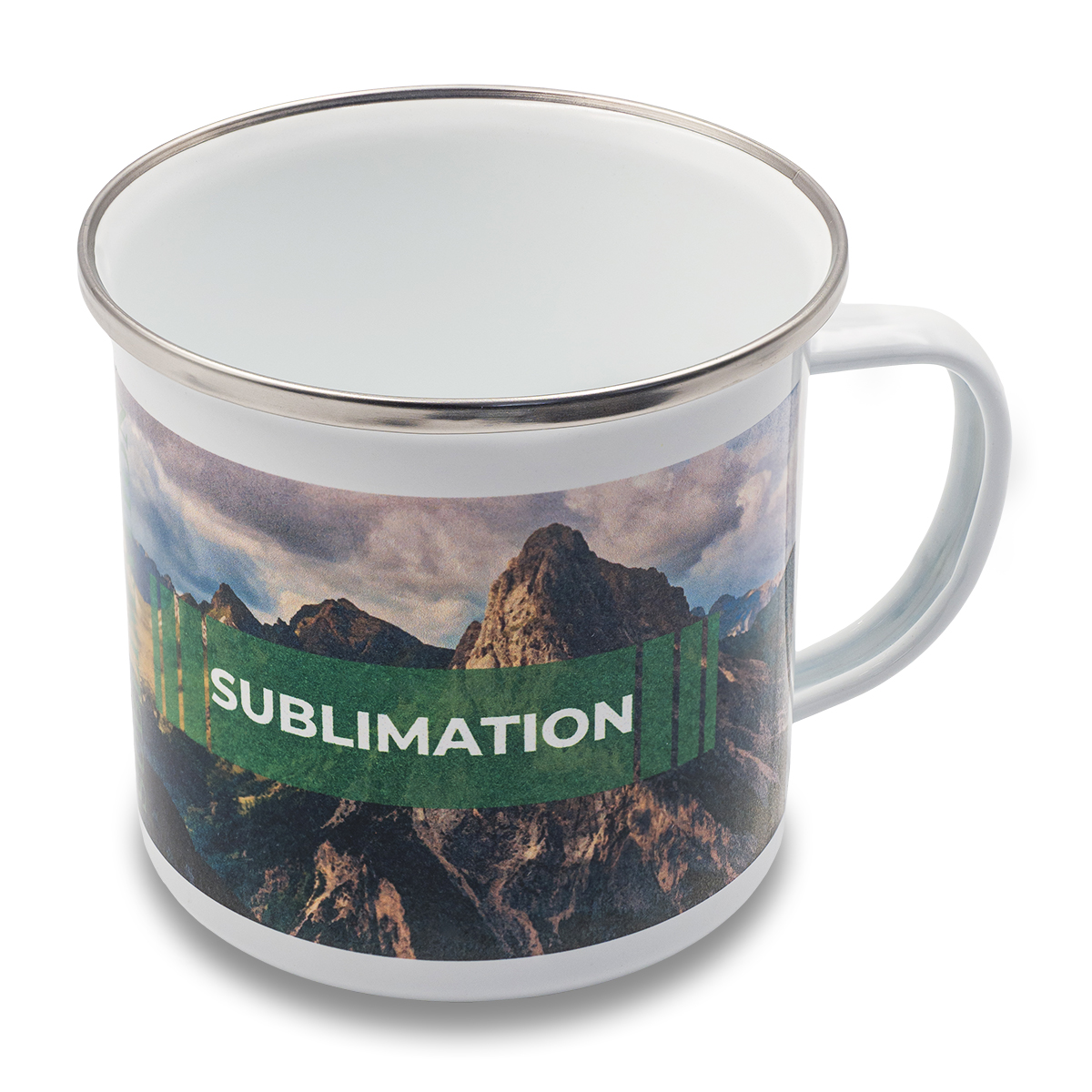 Kubek emaliowany z powłoką sublimacyjną Odis 500 ml - obrazek 7