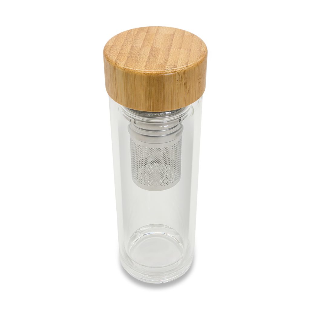 Dwuścienna butelka z zaparzaczem Helen 400 ml - obrazek 2