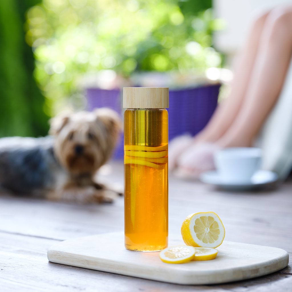 Szklana butelka z zaparzaczem herbaty Gourmet 600 ml - obrazek 8