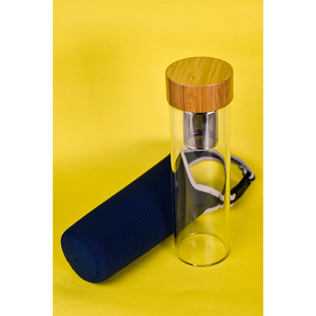 Szklana butelka z zaparzaczem herbaty Gourmet 600 ml - obrazek 11