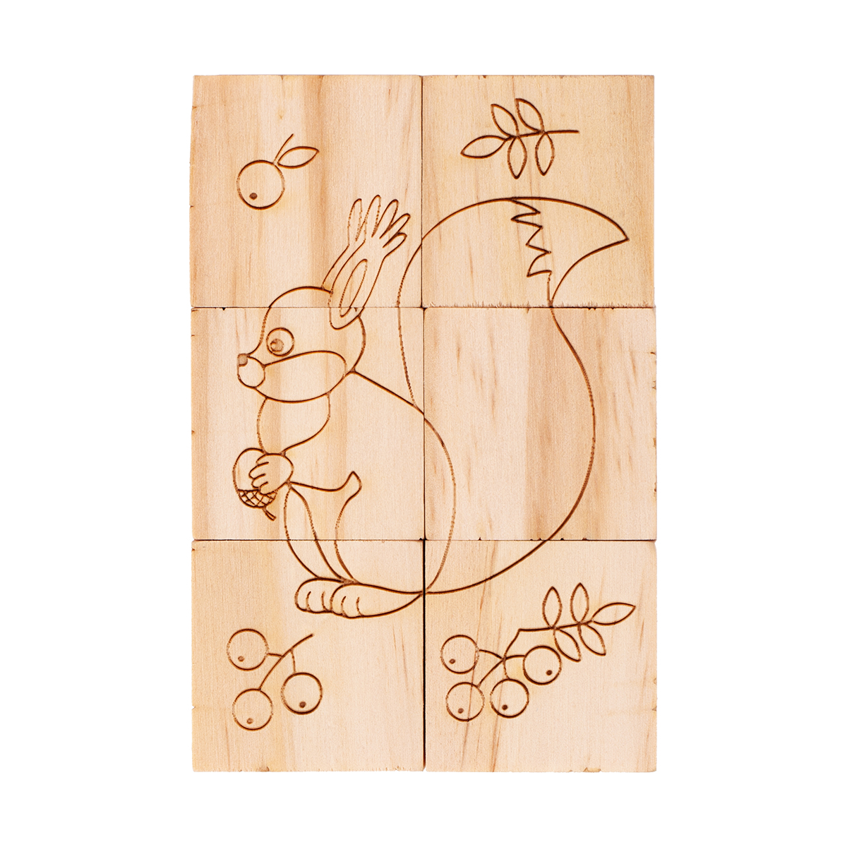 Drewniane klocki Animal World - obrazek 6