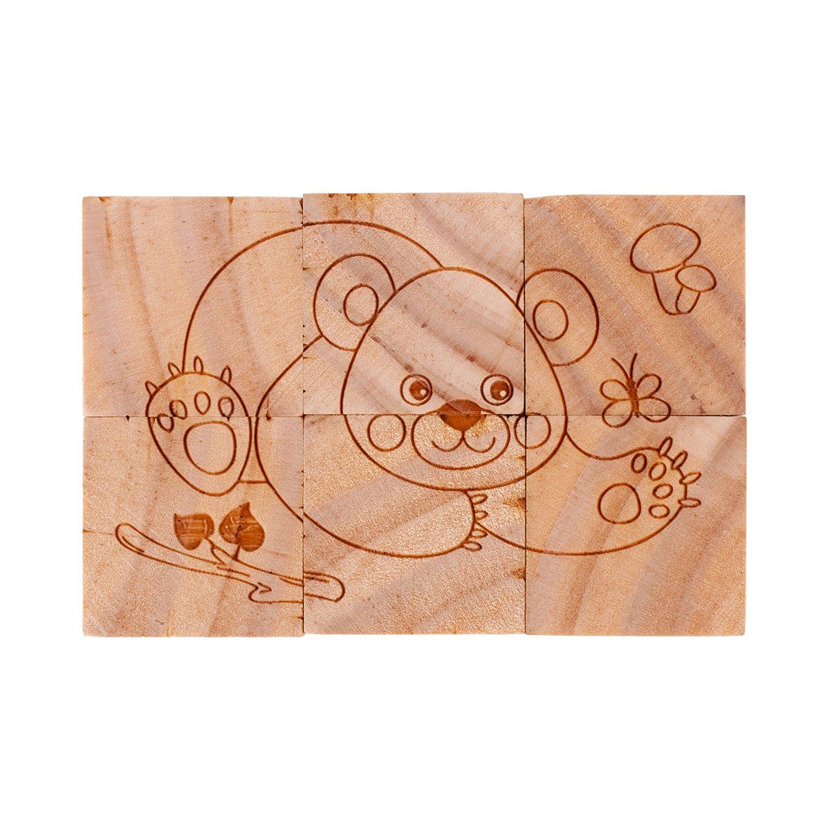 Drewniane klocki Animal World - obrazek 8