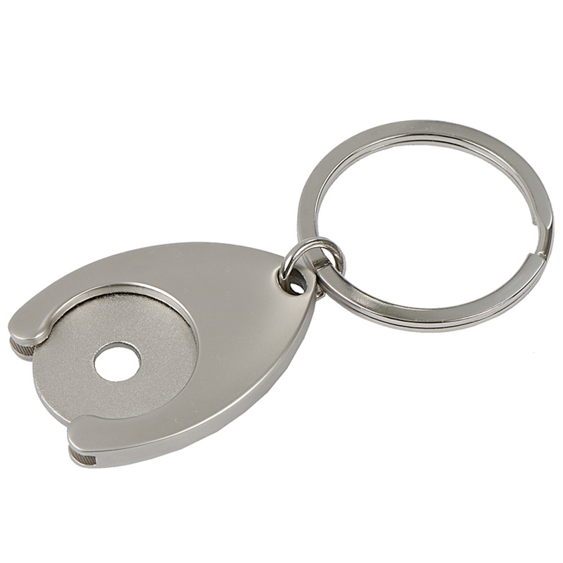 Metalowy brelok z żetonem Disc - obrazek 3