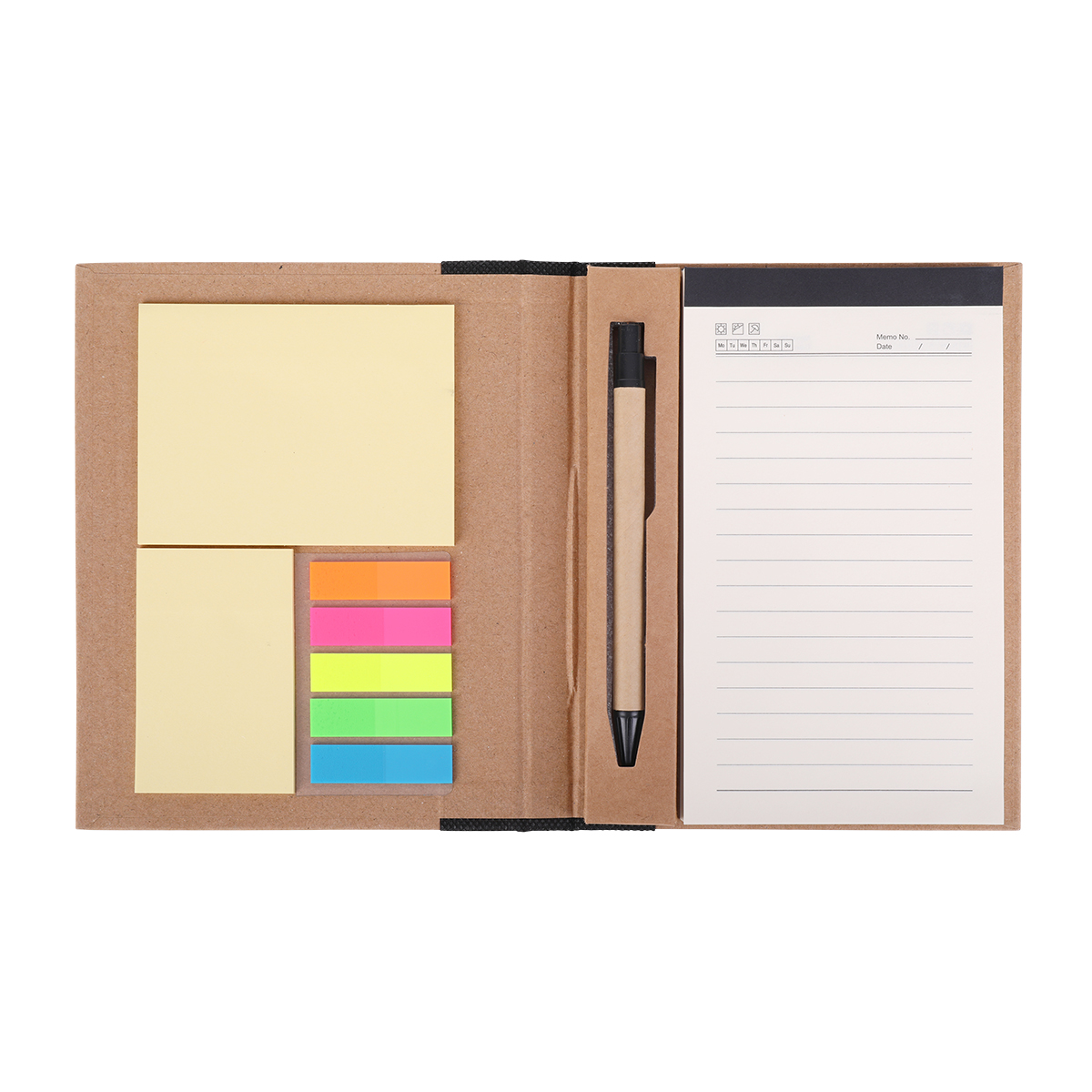 Notes memo 100x180/70k linia Kraft Paper