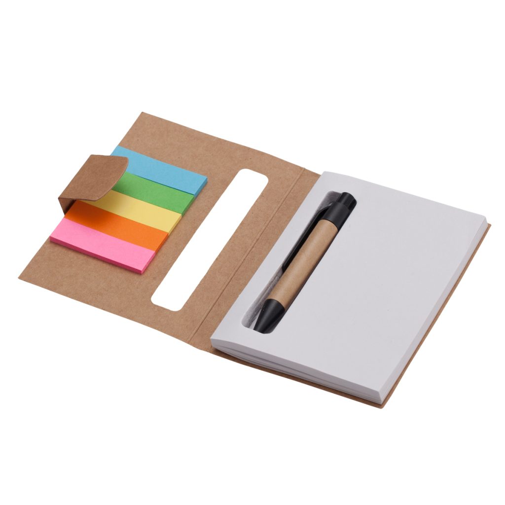Notes 80x110/100k gładki Mini z długopisem - obrazek 2