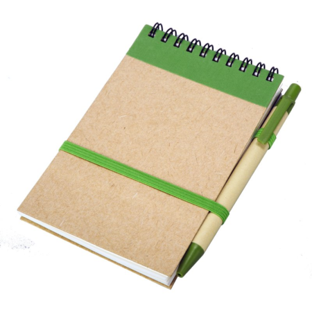 Notes Kraft z długopisem