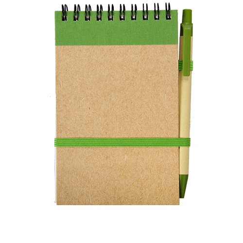 Notes Kraft z długopisem - obrazek 2