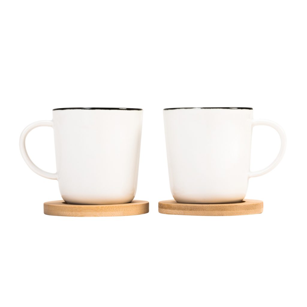 Zestaw 2 ceramicznych kubków Kerala - obrazek 2