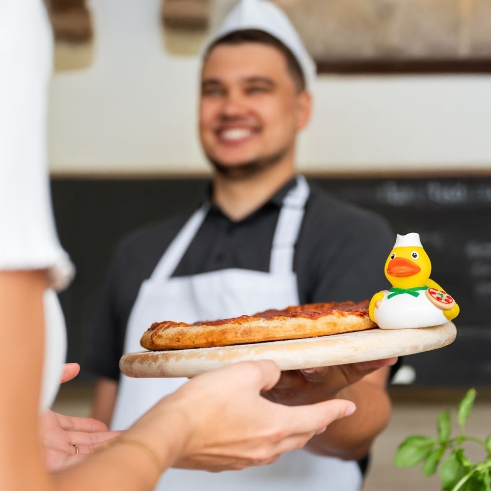 Kaczka gumowa pizza - obrazek 3