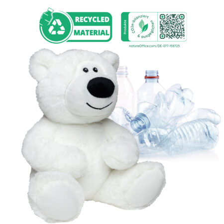 Niedźwiedź polarny z recyklingu