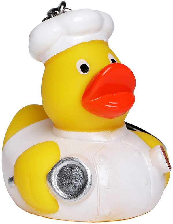 Miniaturowy brelok z kaczką kucharzem - obrazek 5