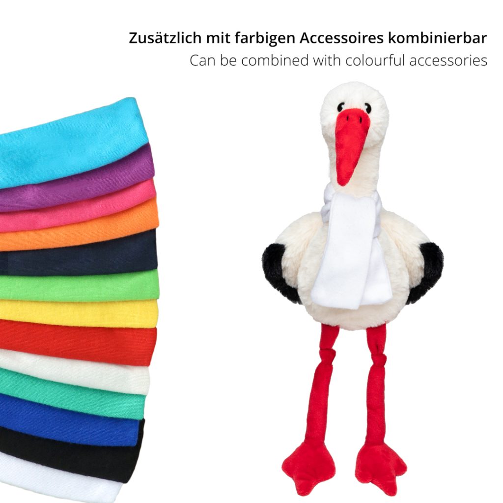 Pluszowy bocian Marius - obrazek 3
