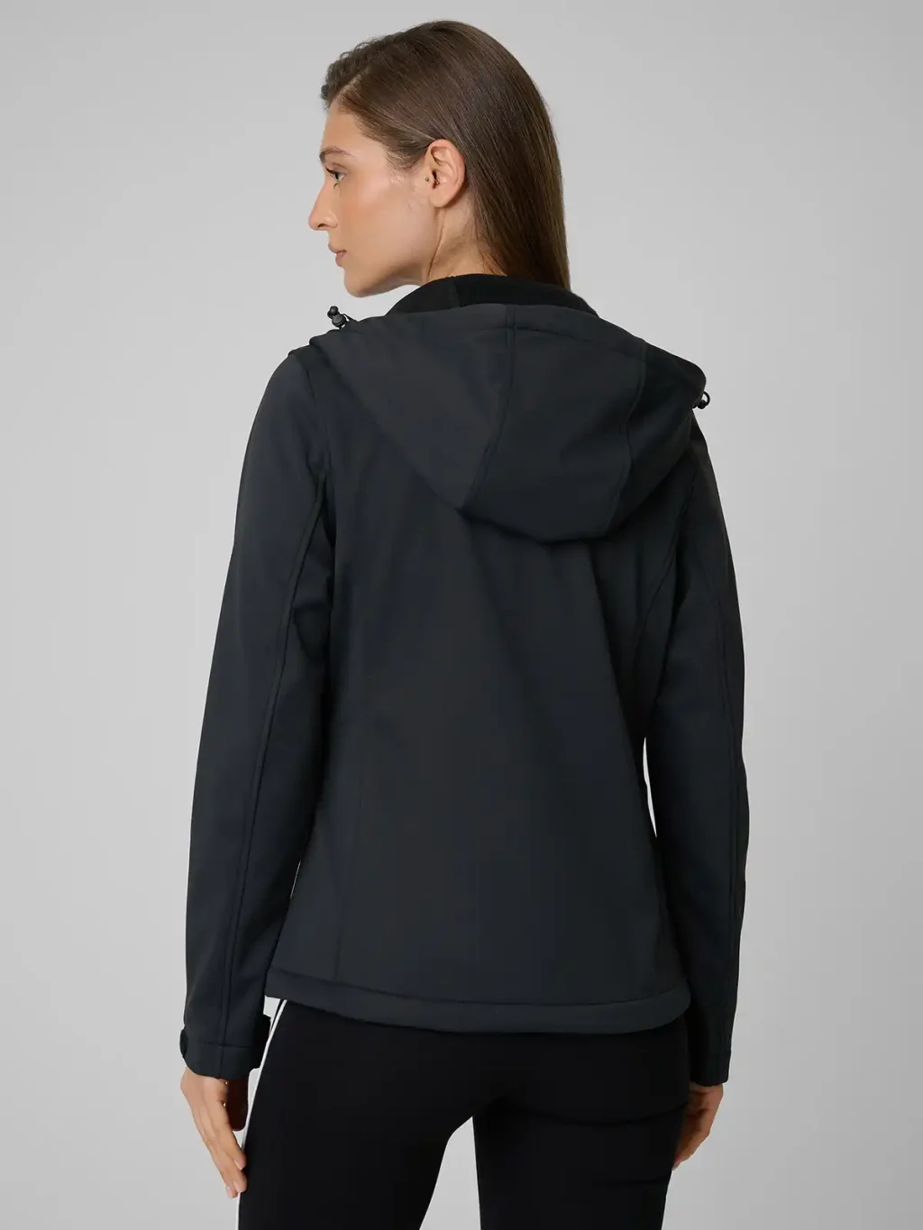 Kurtka damska softshell Czarna - obrazek 3