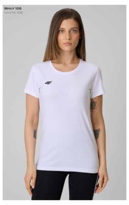 T-shirt regular gładki damski