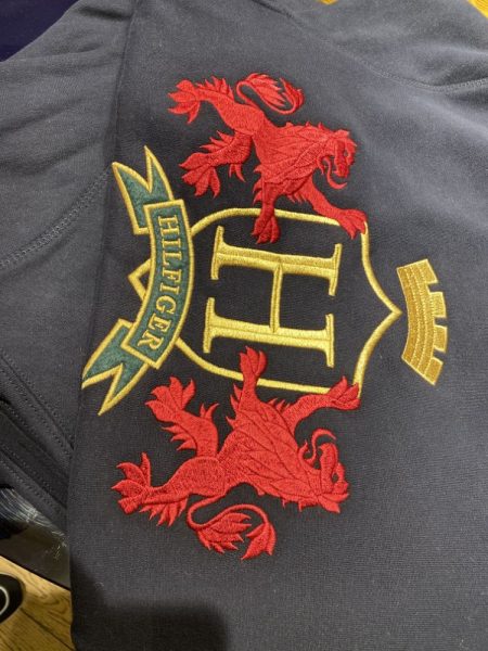 Bluza z kolorowym haftem Hilfiger