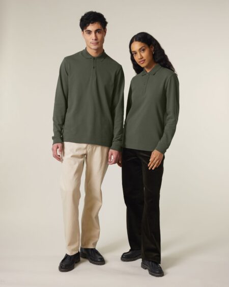 Koszulka polo unisex z długim rękawem