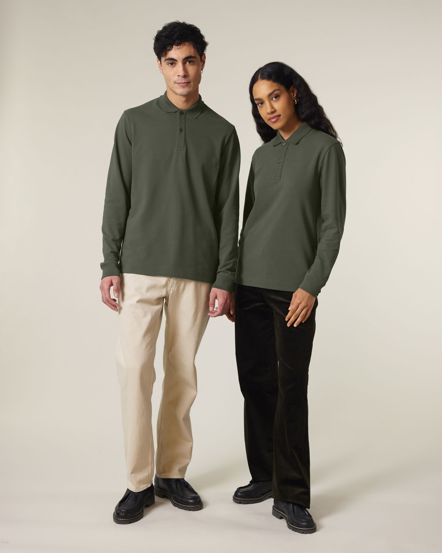Koszulka polo unisex z długim rękawem