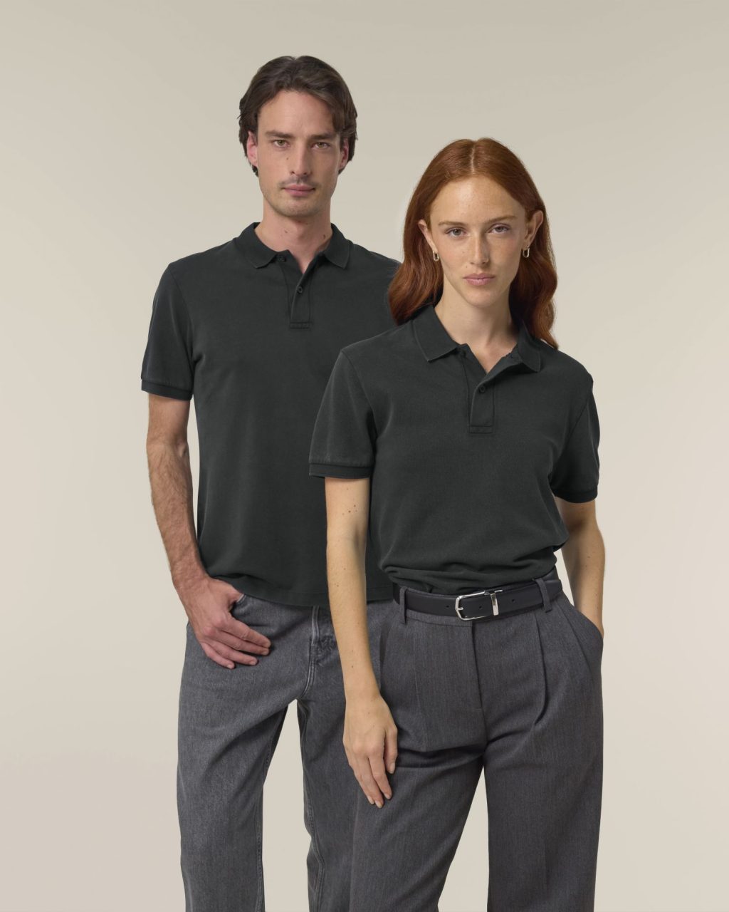 Koszulka polo unisex garment-dyed