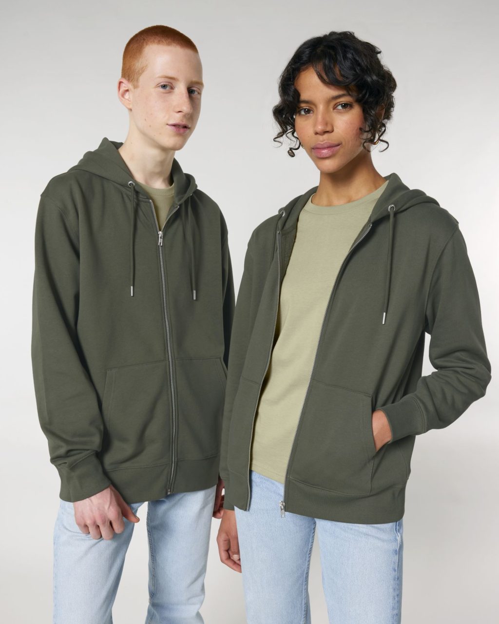 Rozpinana bluza z kapturem unisex Iconic