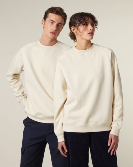 Bluza unisex crewneck relaxed z rękawami raglanowymi