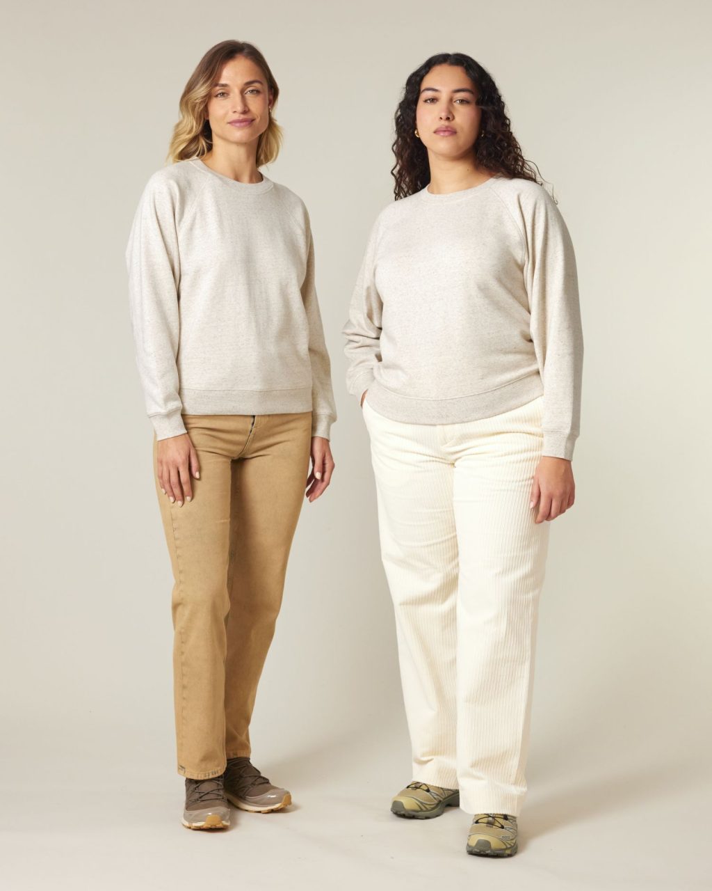 Bluza damska crewneck z rękawami raglanowymi