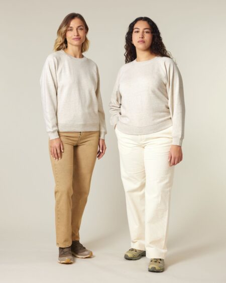 Bluza damska crewneck z rękawami raglanowymi