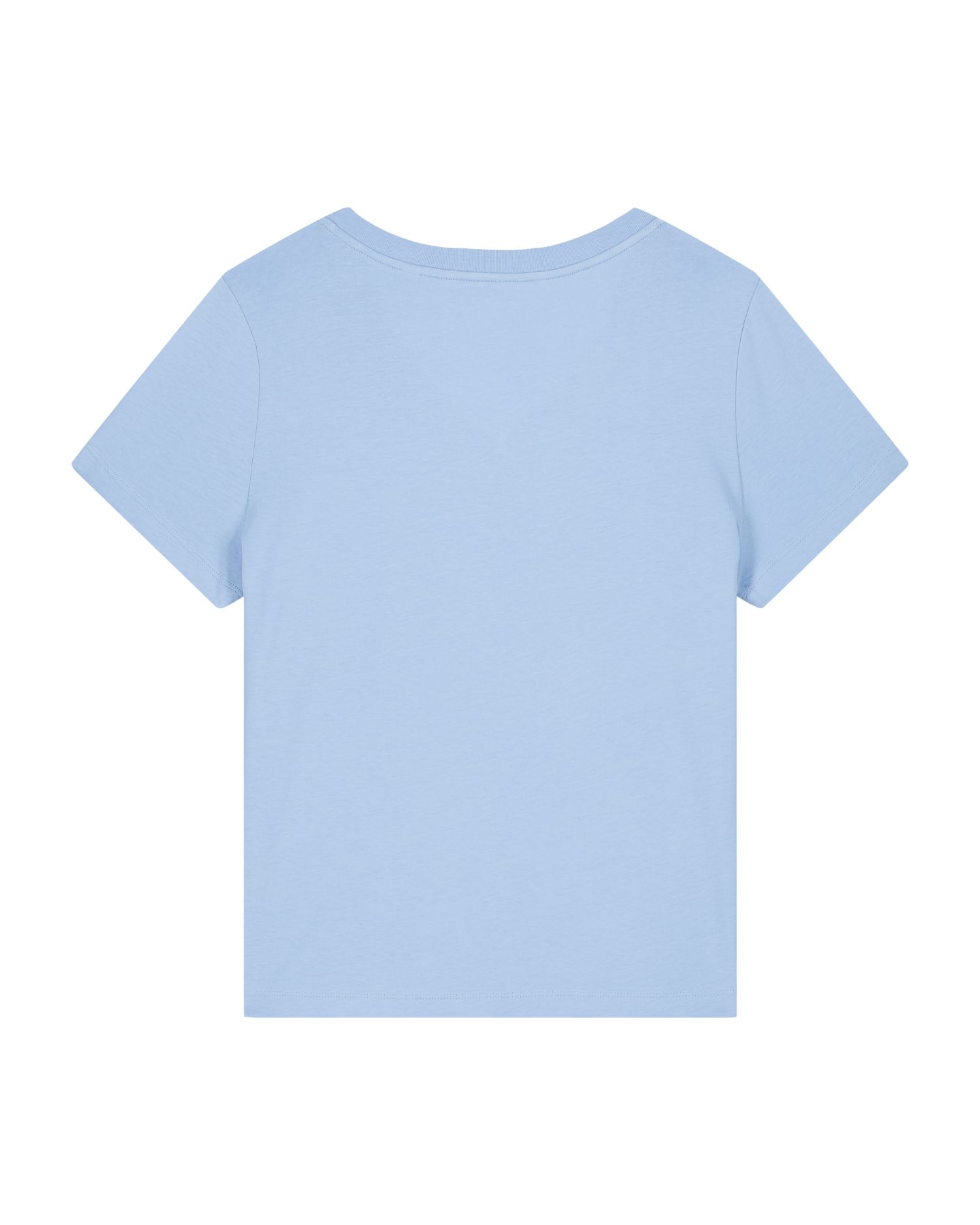 T-shirt damski z dekoltem V - obrazek 2