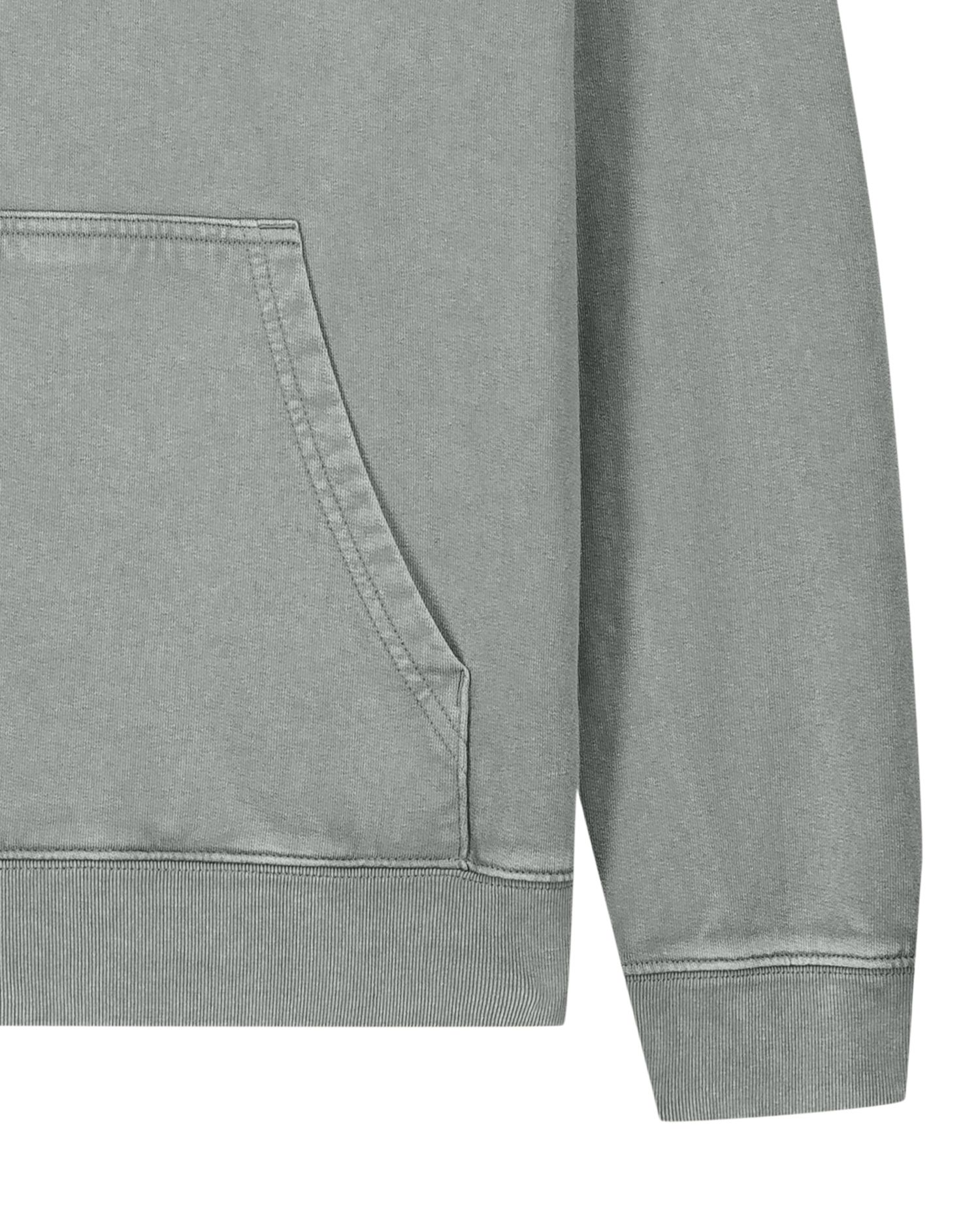Bluza z kapturem unisex garment-dyed z French Terry - obrazek 4