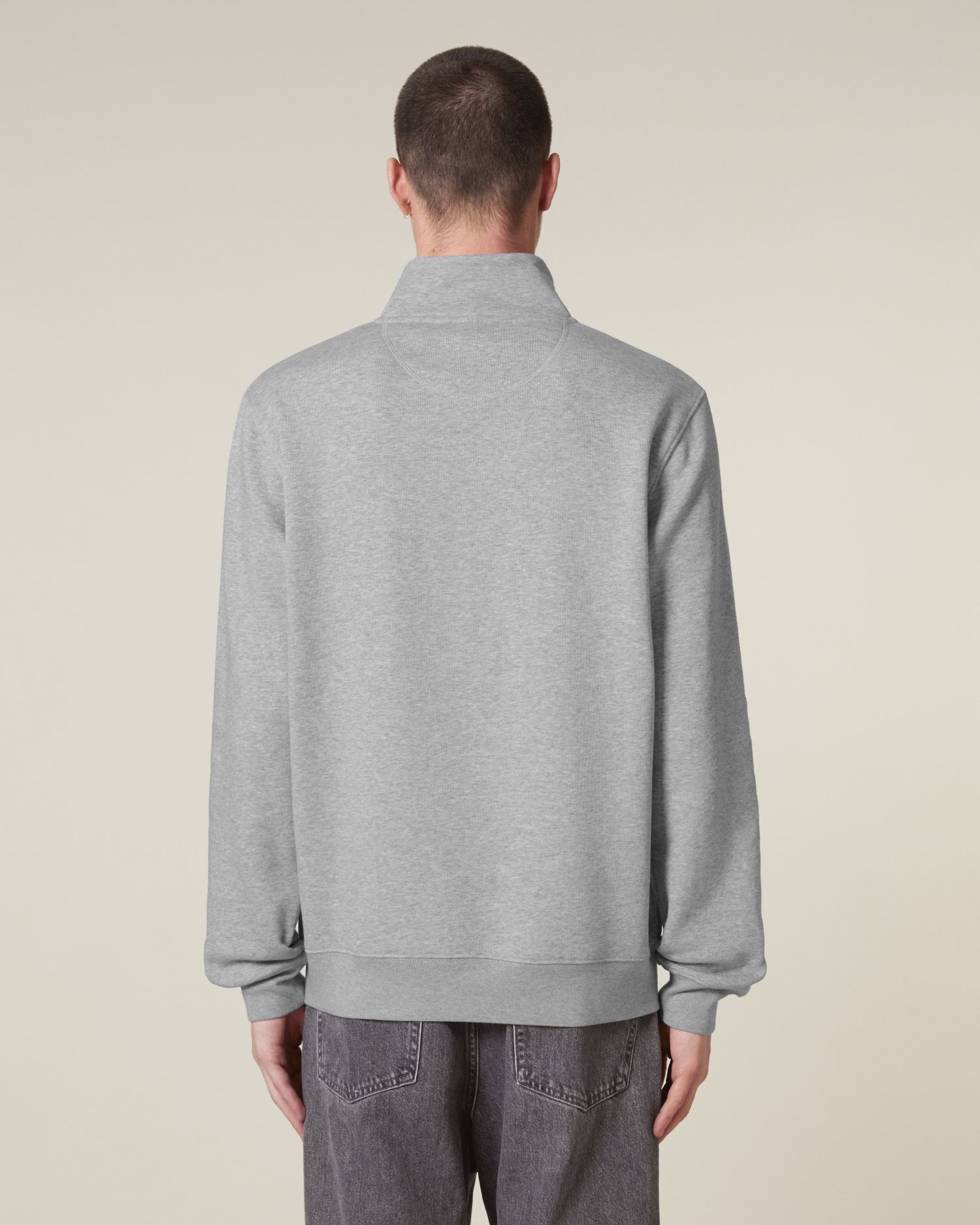 Bluza unisex z krótkim zamkiem - obrazek 2