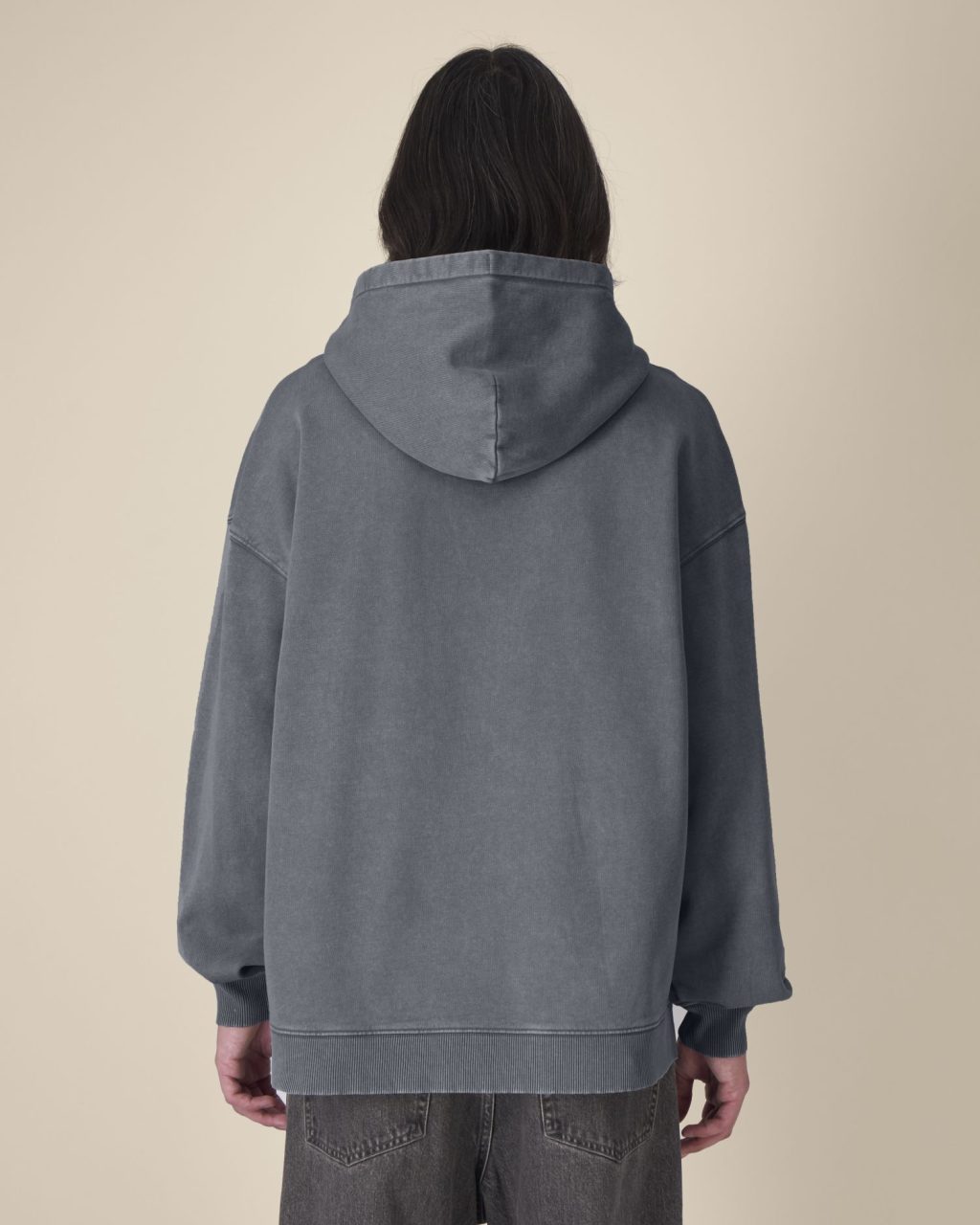 Bluza z kapturem unisex oversized garment-dyed - obrazek 11