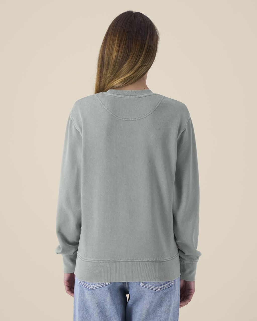 Bluza unisex crewneck garment-dyed z French Terry - obrazek 6