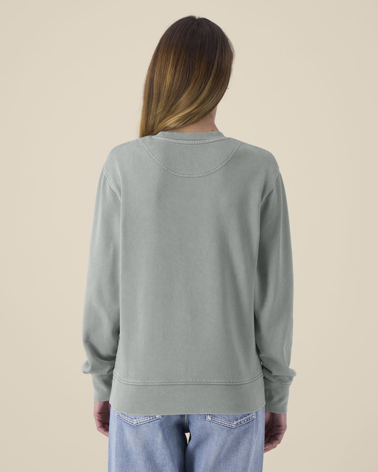 Bluza unisex crewneck garment-dyed z French Terry - obrazek 6