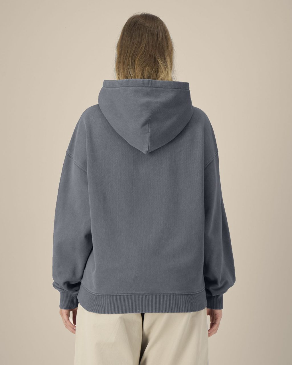 Bluza z kapturem unisex oversized garment-dyed - obrazek 6