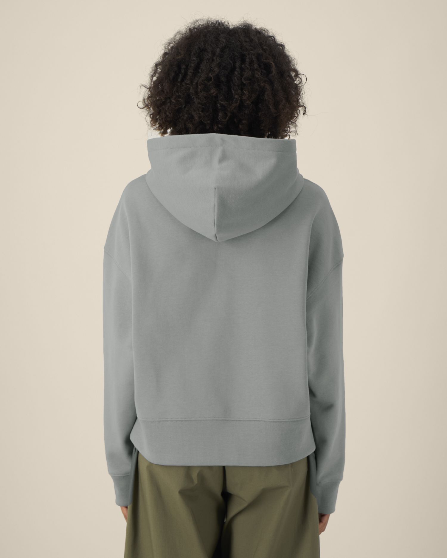 Bluza z kapturem unisex boxy z bawełny z recyklingu - obrazek 6