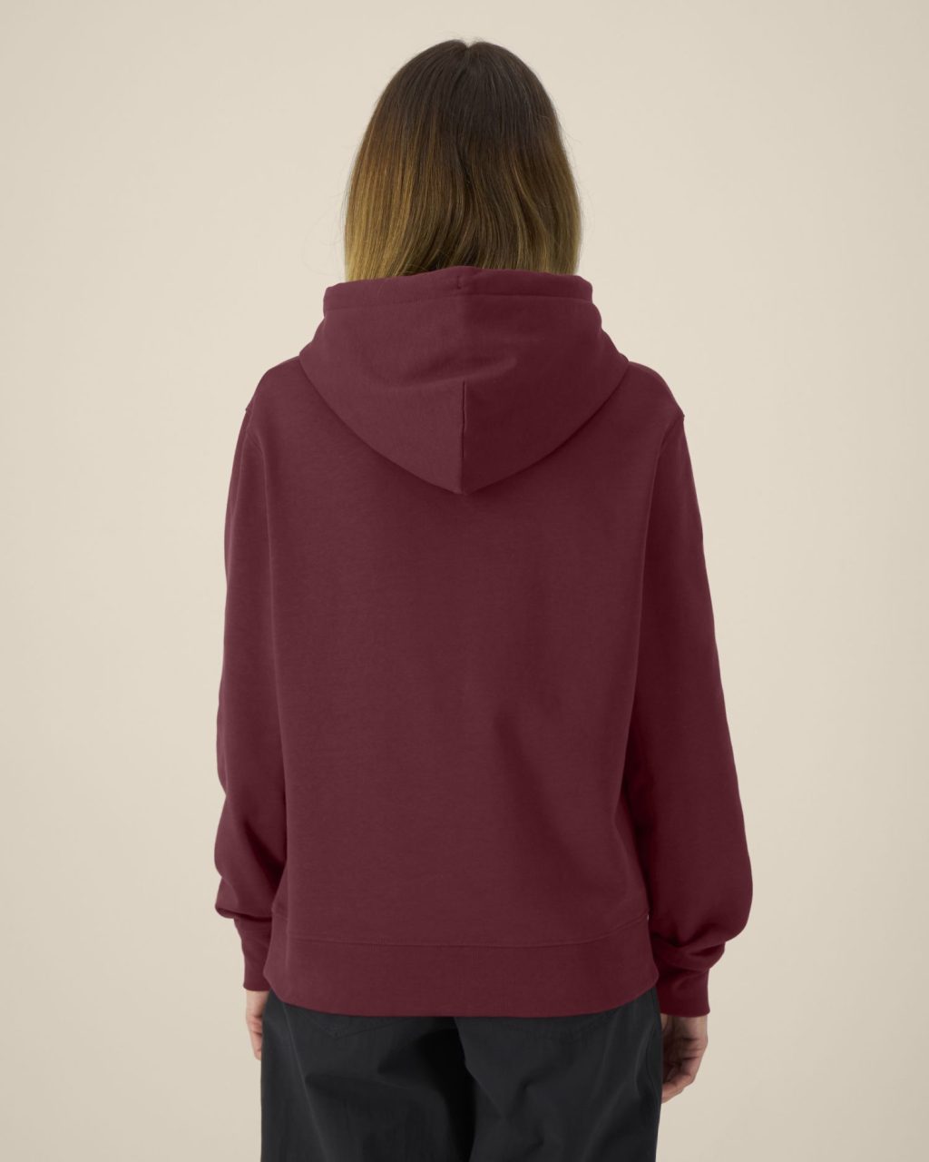 Bluza z kapturem unisex z bawełny z recyklingu - obrazek 6