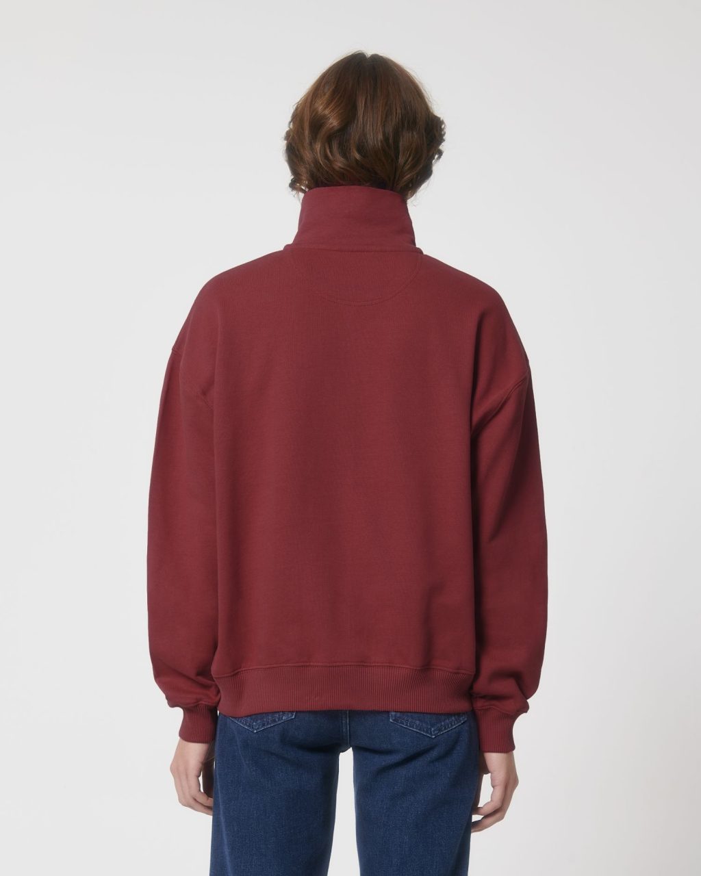Bluza unisex boxy z krótkim zamkiem sucha w dotyku - obrazek 8