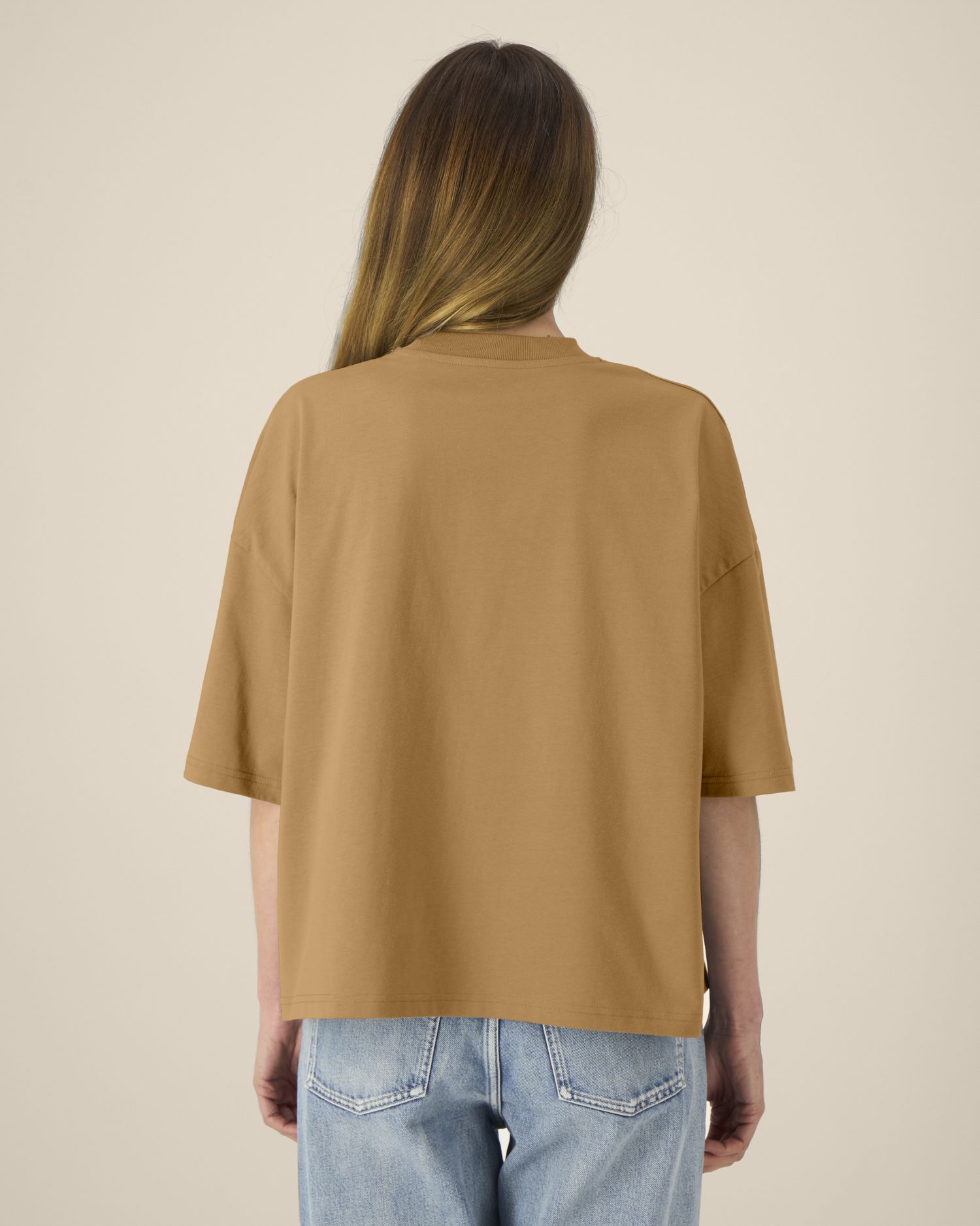 T-shirt unisex boxy z bawełny z recyklingu - obrazek 5