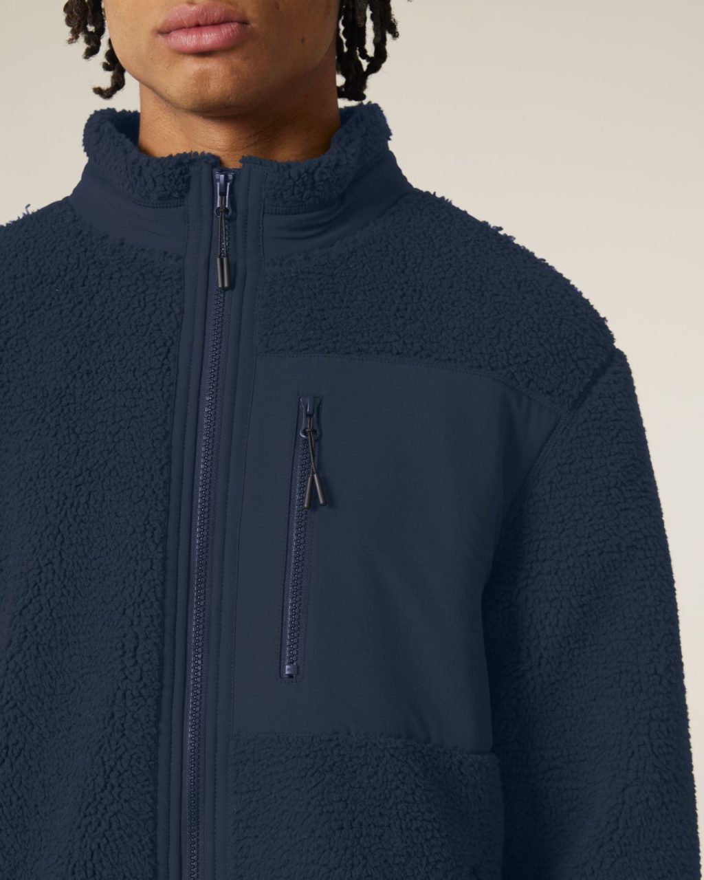 Kurtka sherpa unisex relaxed - obrazek 9