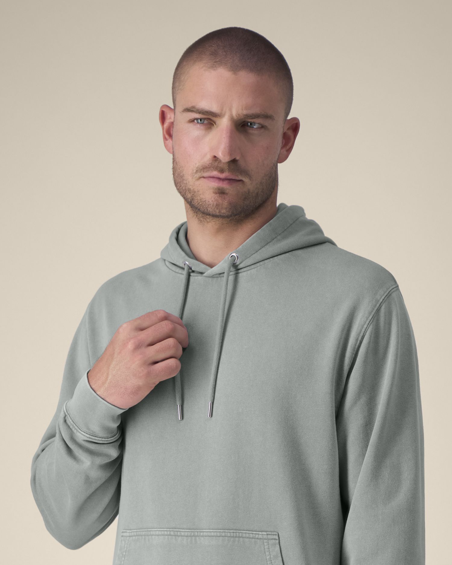 Bluza z kapturem unisex garment-dyed z French Terry - obrazek 13