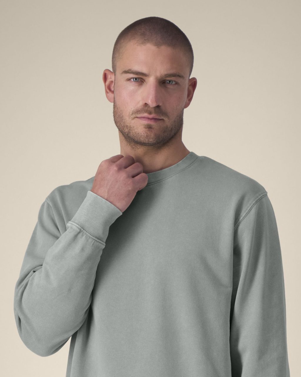 Bluza unisex crewneck garment-dyed z French Terry - obrazek 12
