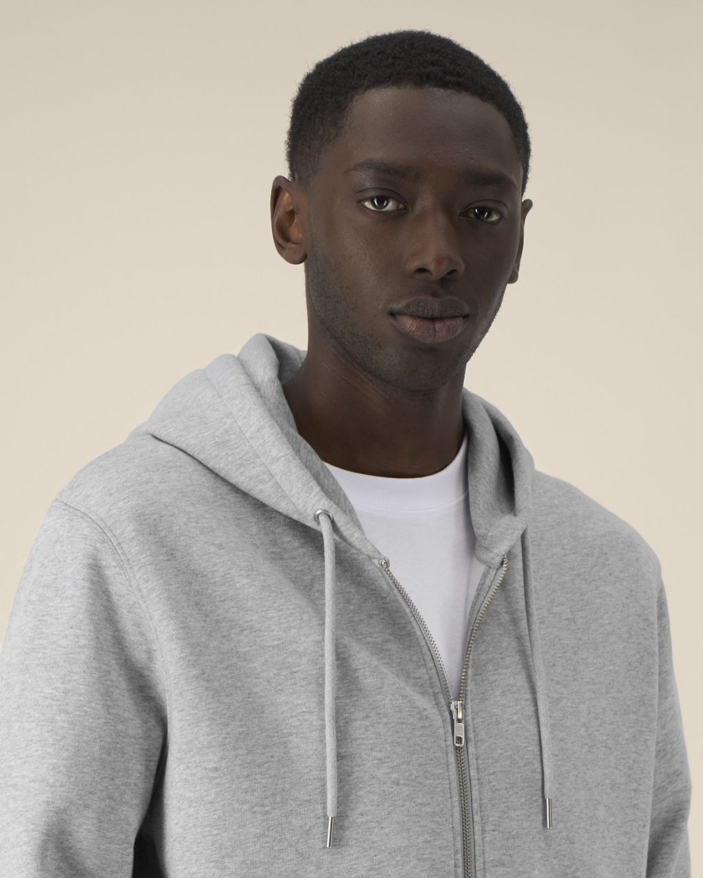 Rozpinana bluza z kapturem unisex z bawełny i TENCEL™ Modal - obrazek 12