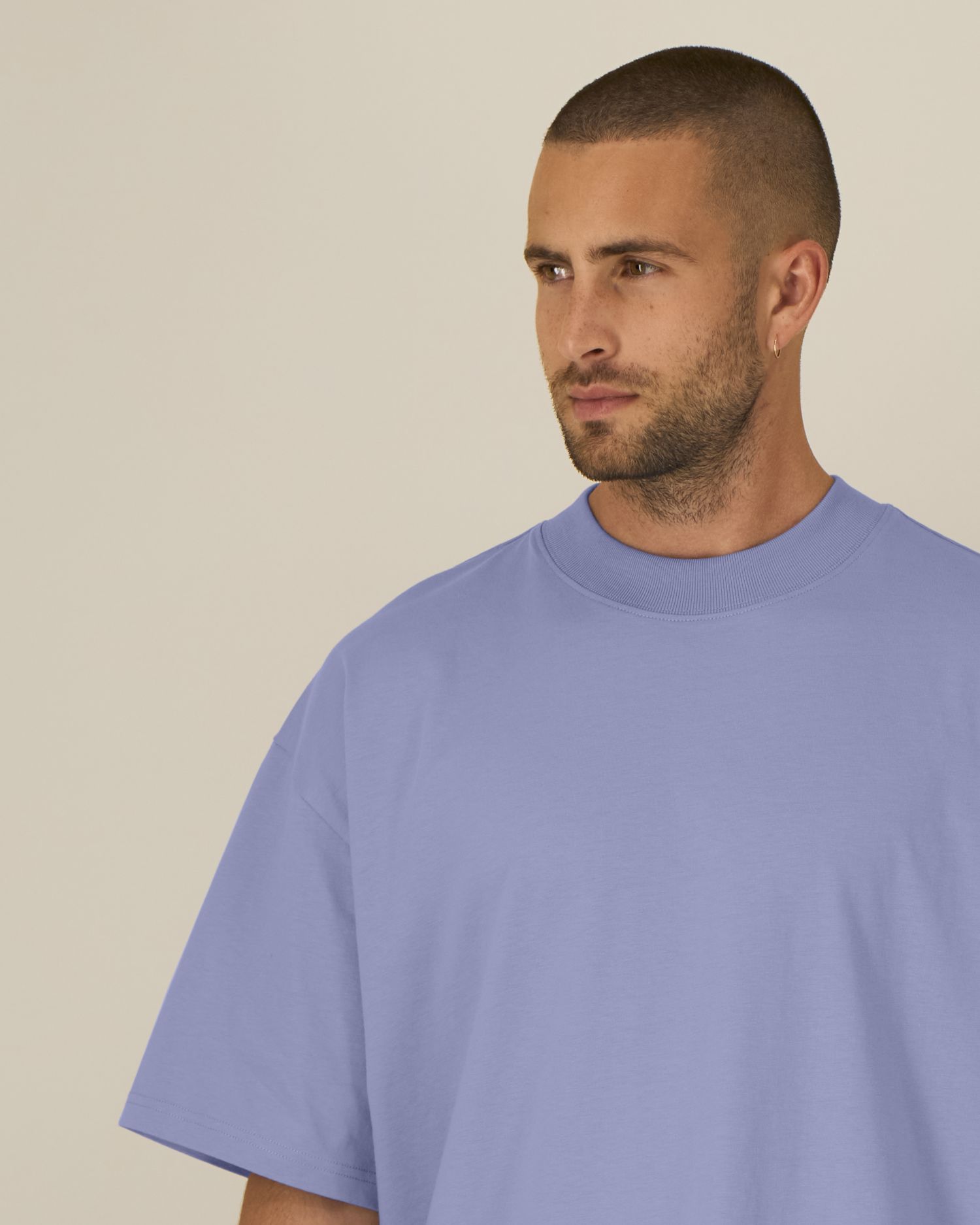 T-shirt unisex oversized ze stójką - obrazek 13