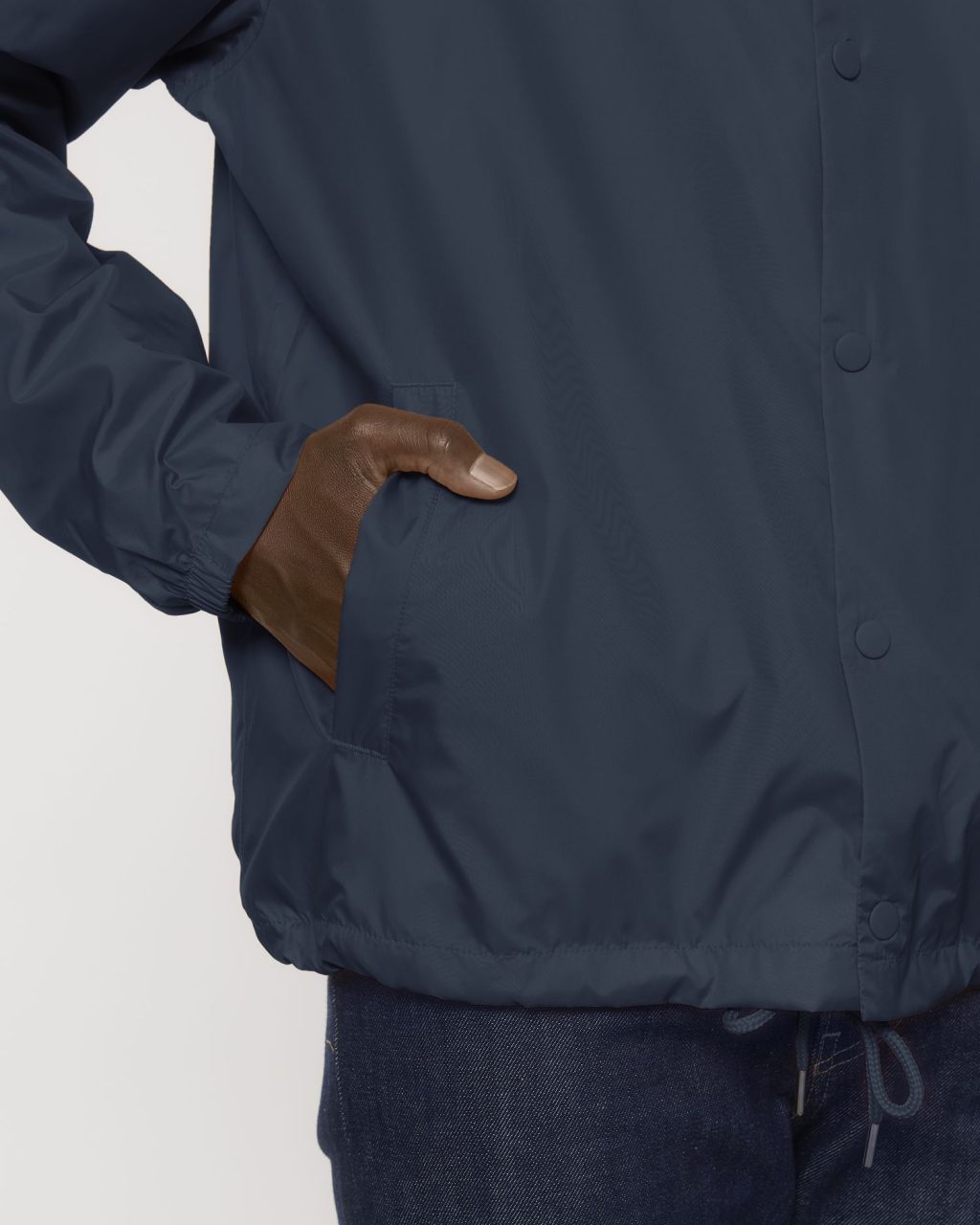 Kurtka typu coach unisex - obrazek 6