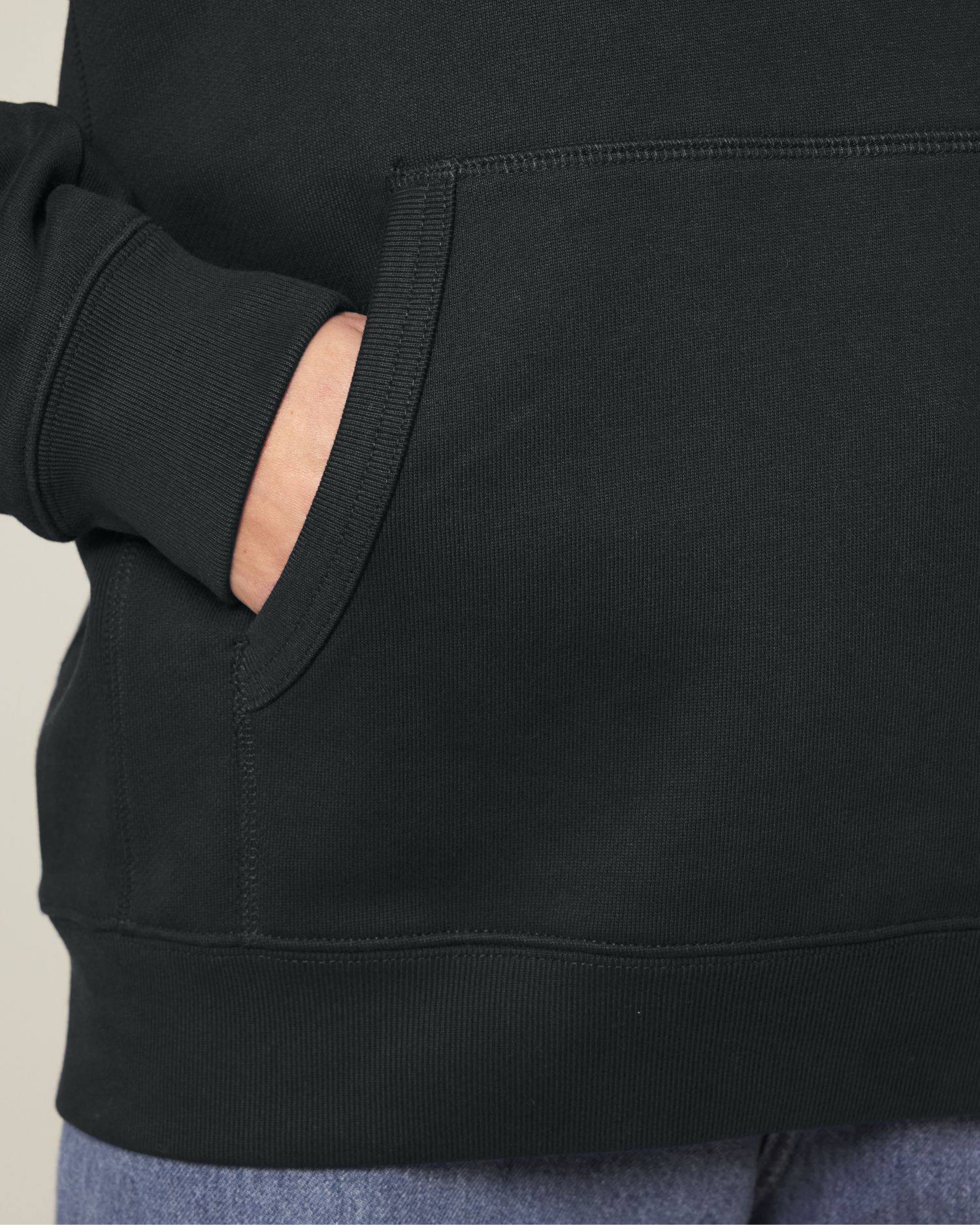 Bluza z kapturem unisex relaxed z rękawami raglanowymi - obrazek 7