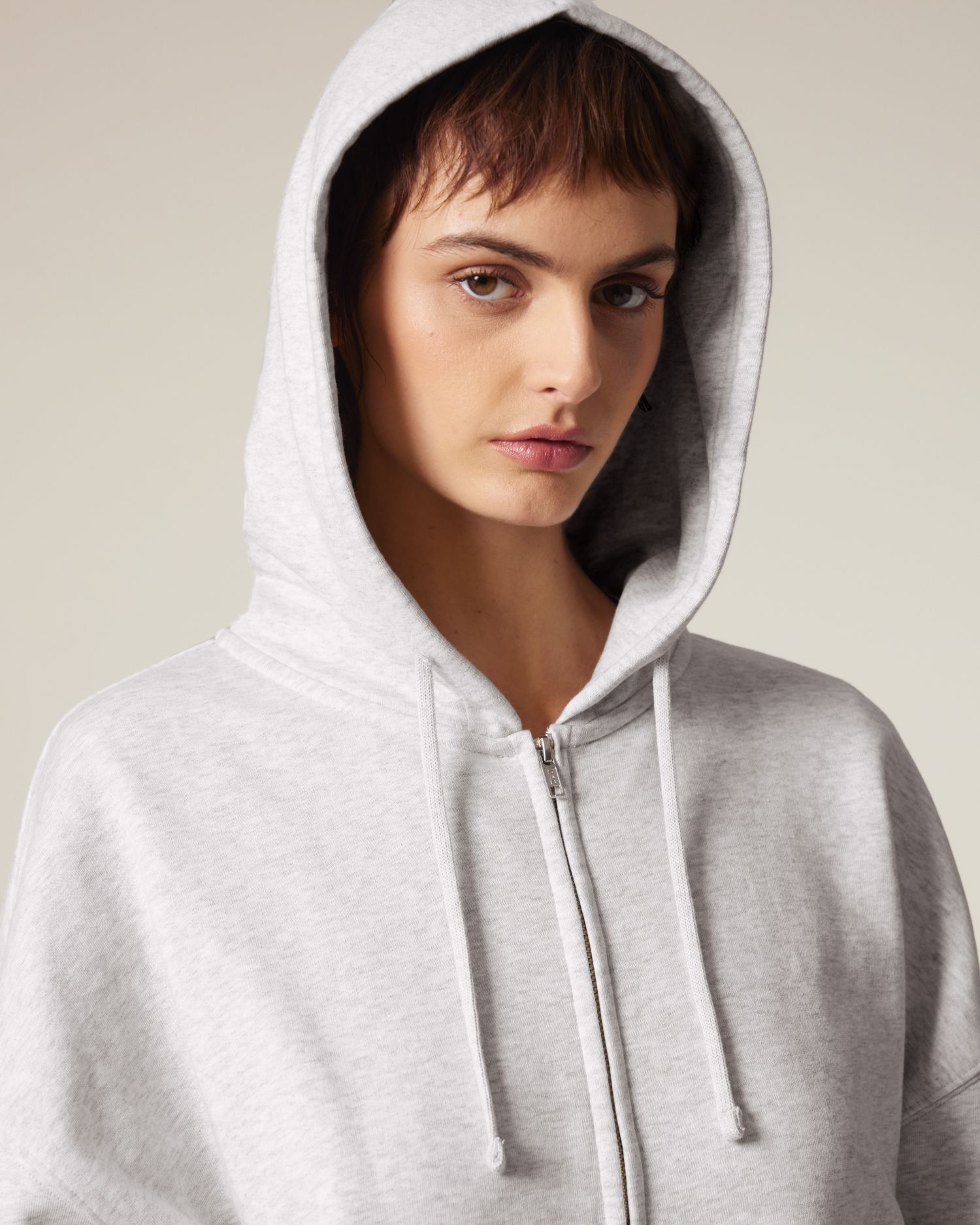 Rozpinana bluza z kapturem damska Iconic - obrazek 6