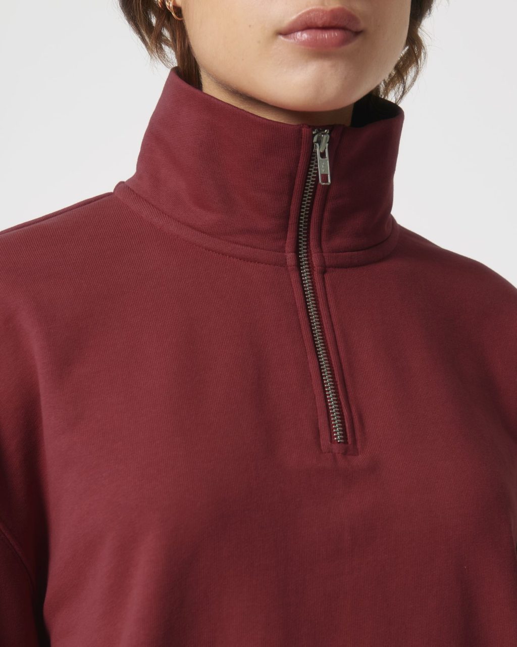 Bluza unisex boxy z krótkim zamkiem sucha w dotyku - obrazek 9